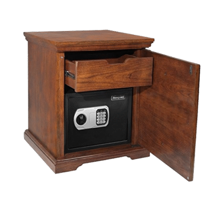 Coffre Honeywell 5103SL Dans armoire en bois